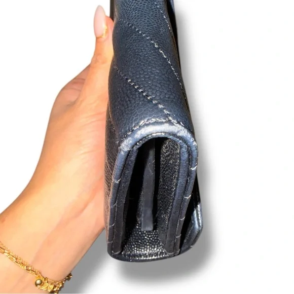 Saint Laurent Monogram Leather Wallet – With Chain Conversion Set (Preloved) - Picture 10 of 13